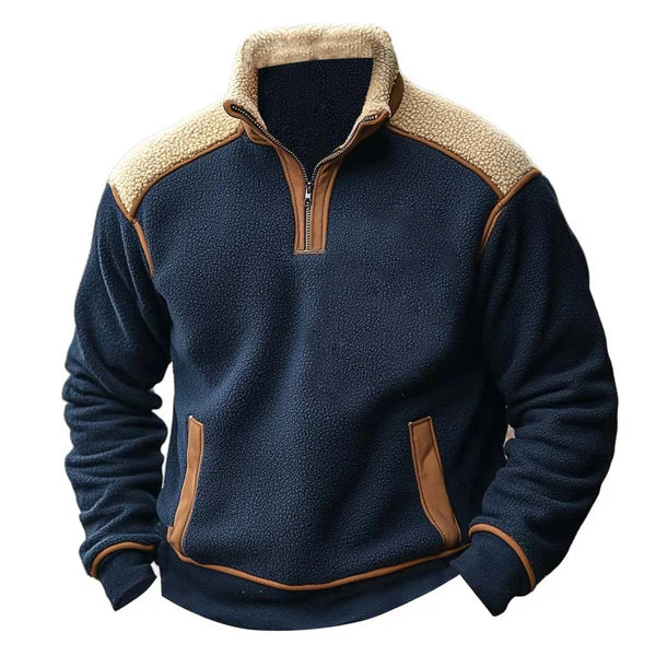 Bromley Stand-Collar Pullover