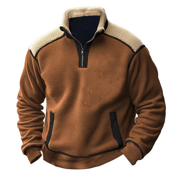 Bromley Stand-Collar Pullover