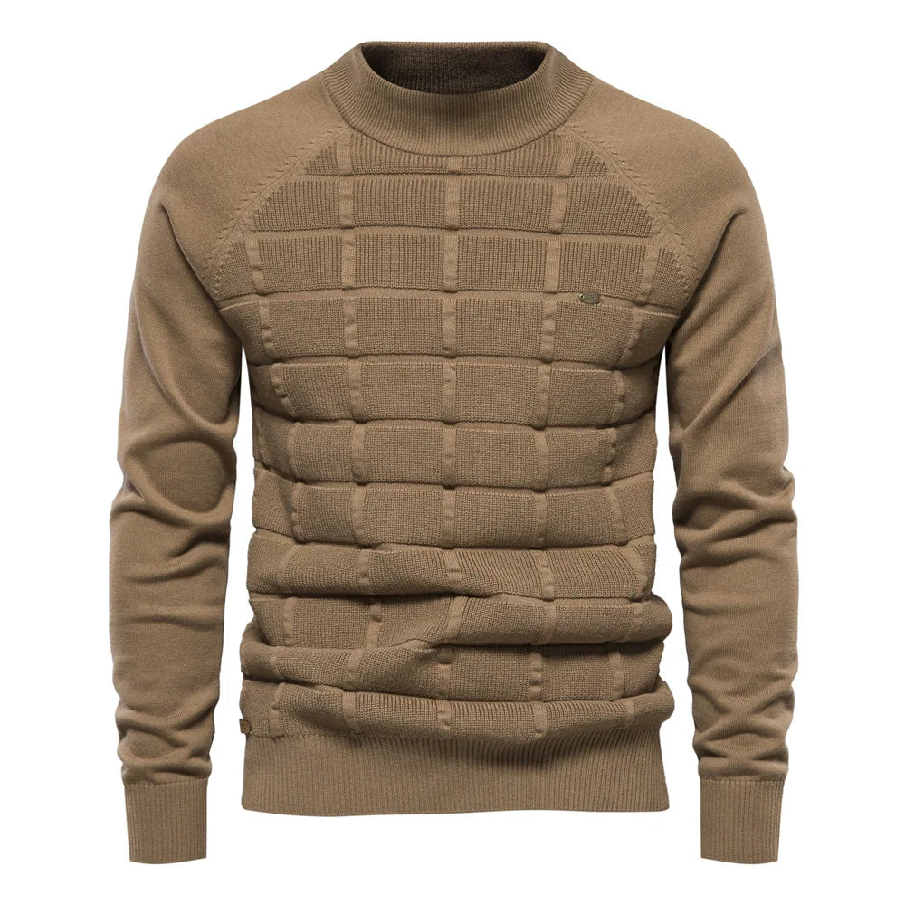 Raffaele Quilted Cozy Knit Sweater