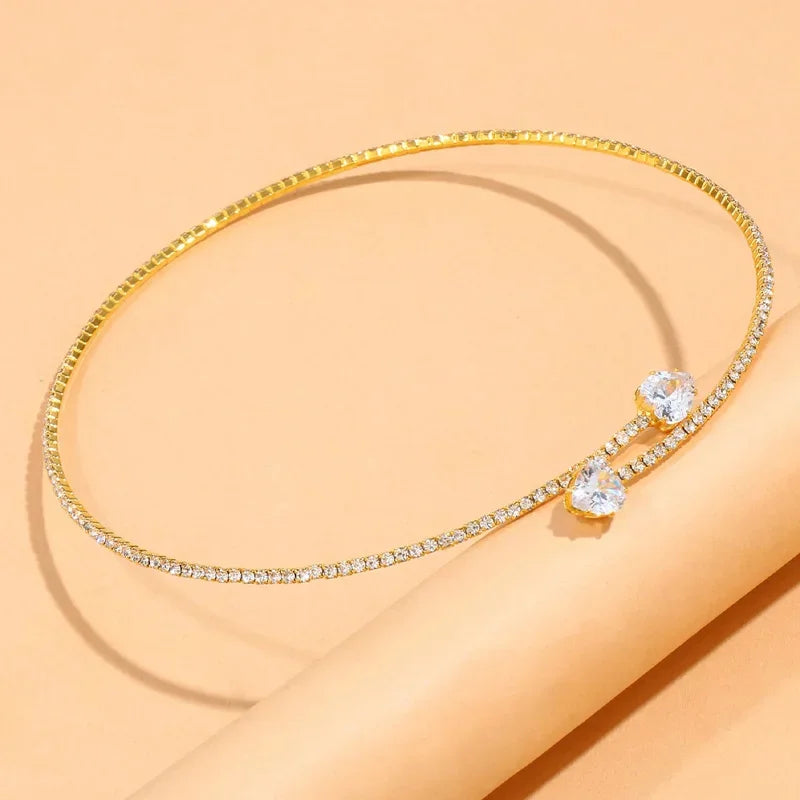 Luminous Bloom Choker Necklace