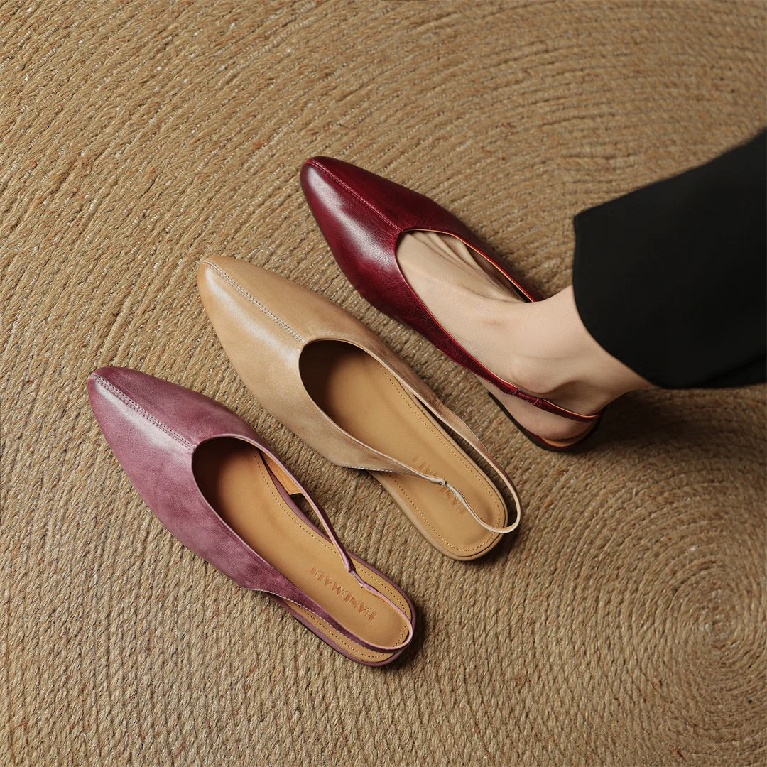 Amelie Genuine Leather Slingback