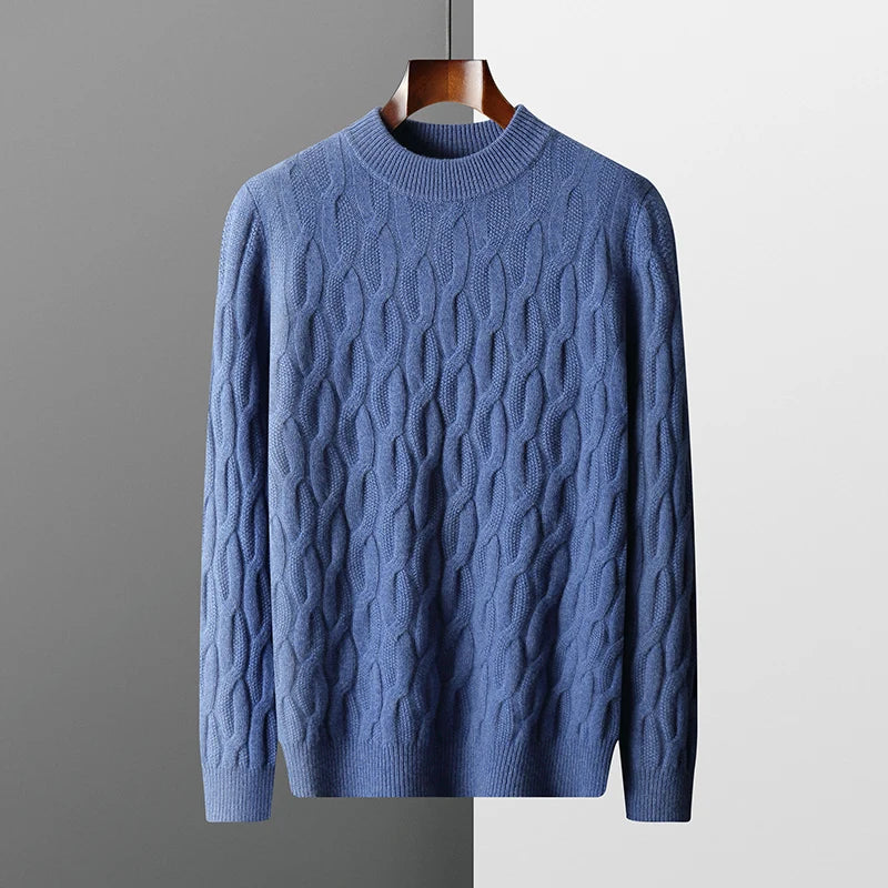 Graham Jacquard Cashmere Sweater