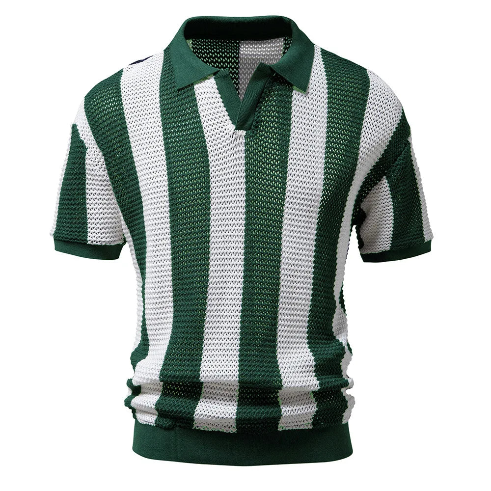 Henry Brook Stripe Polo