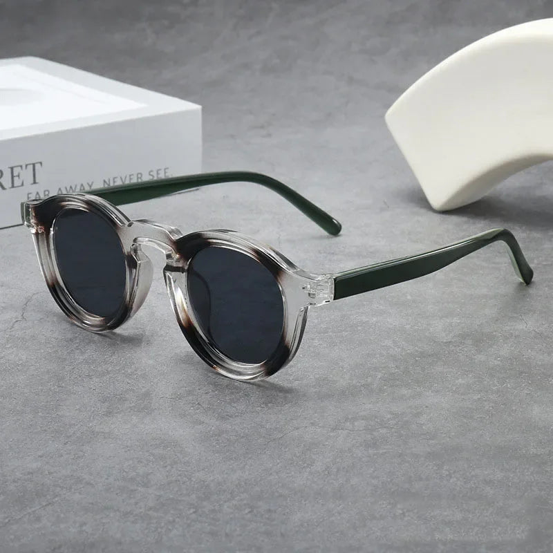 Halo Gradient Round Sunglasses