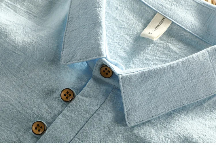 Haru Cotton Linen Polo