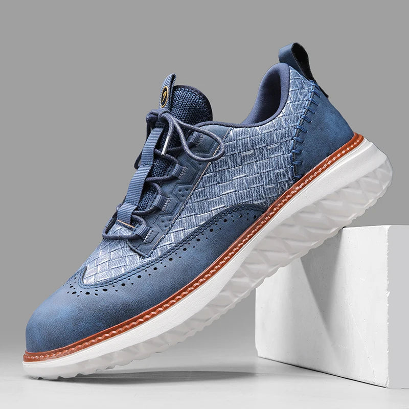 Lancaster Wingtip Leather Sneakers