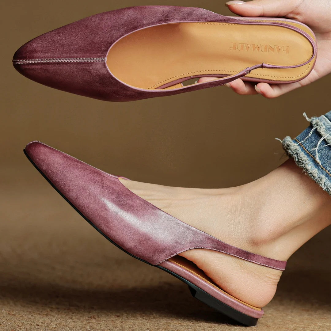 Amelie Genuine Leather Slingback