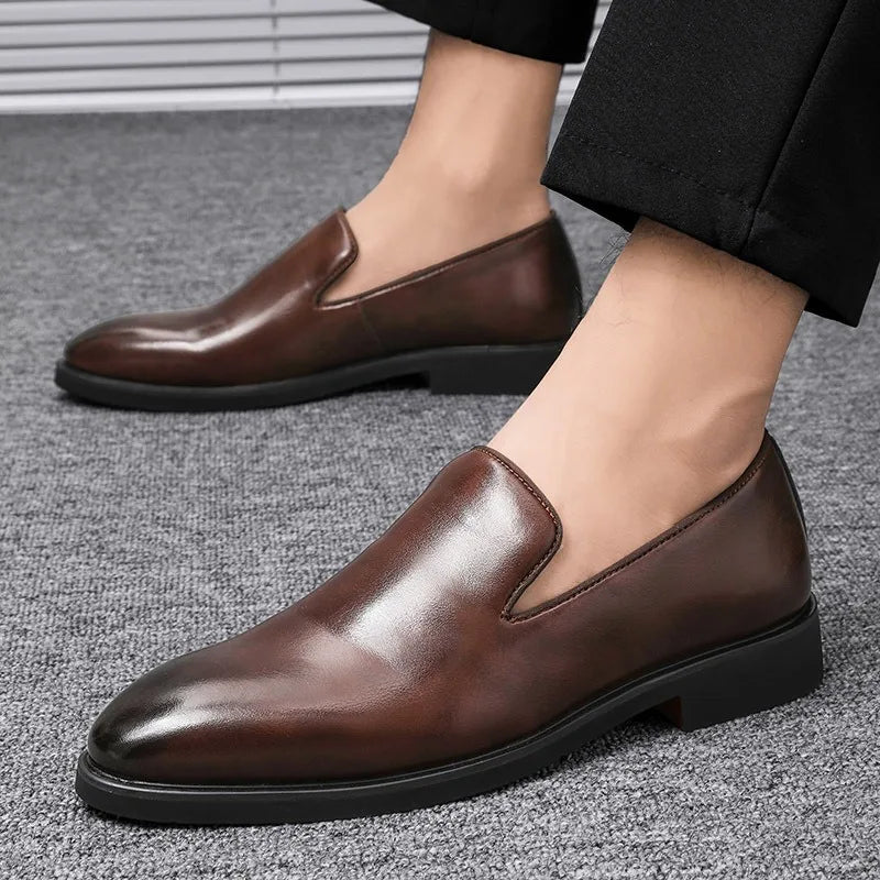 Rosso Leather Loafer