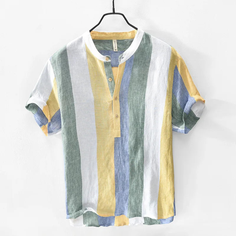 Oliver Romano Seaside 100% Linen Shirt