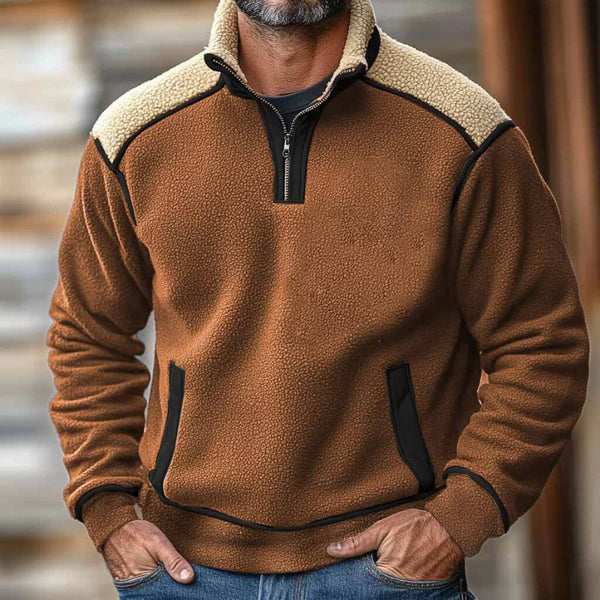 Bromley Stand-Collar Pullover