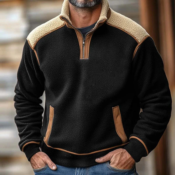 Bromley Stand-Collar Pullover