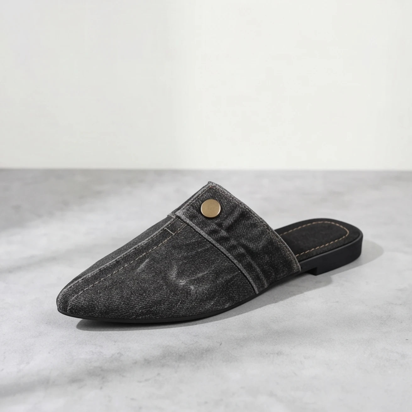 Doja Denim Slip-On Mule
