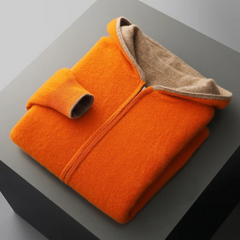 Koji Reversible Cashmere Zip Jacket