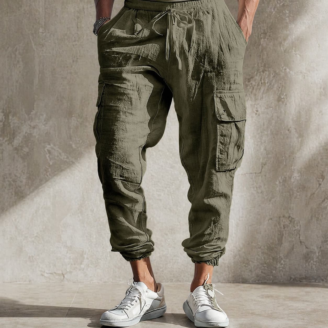 Reeve Linen Cargo Pants