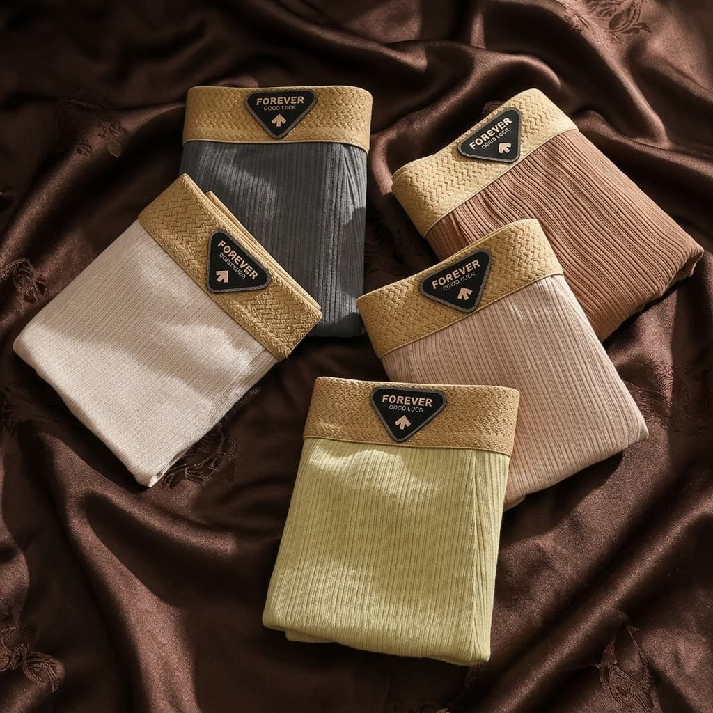 Kuro Ribbed Organic Cotton Boxer Briefs Set