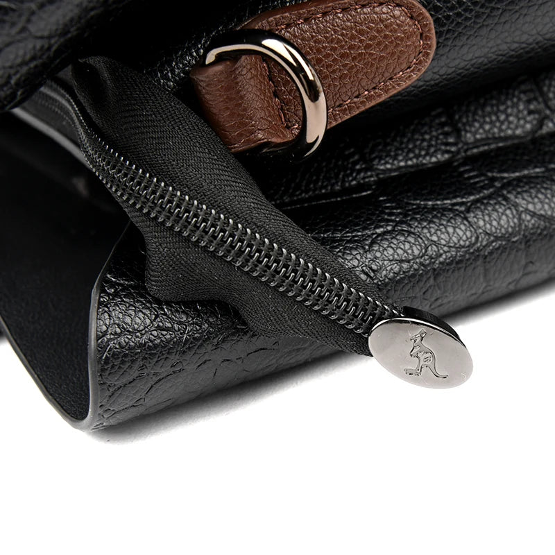 L'Éloriée Embossed Vintage Leather Bag