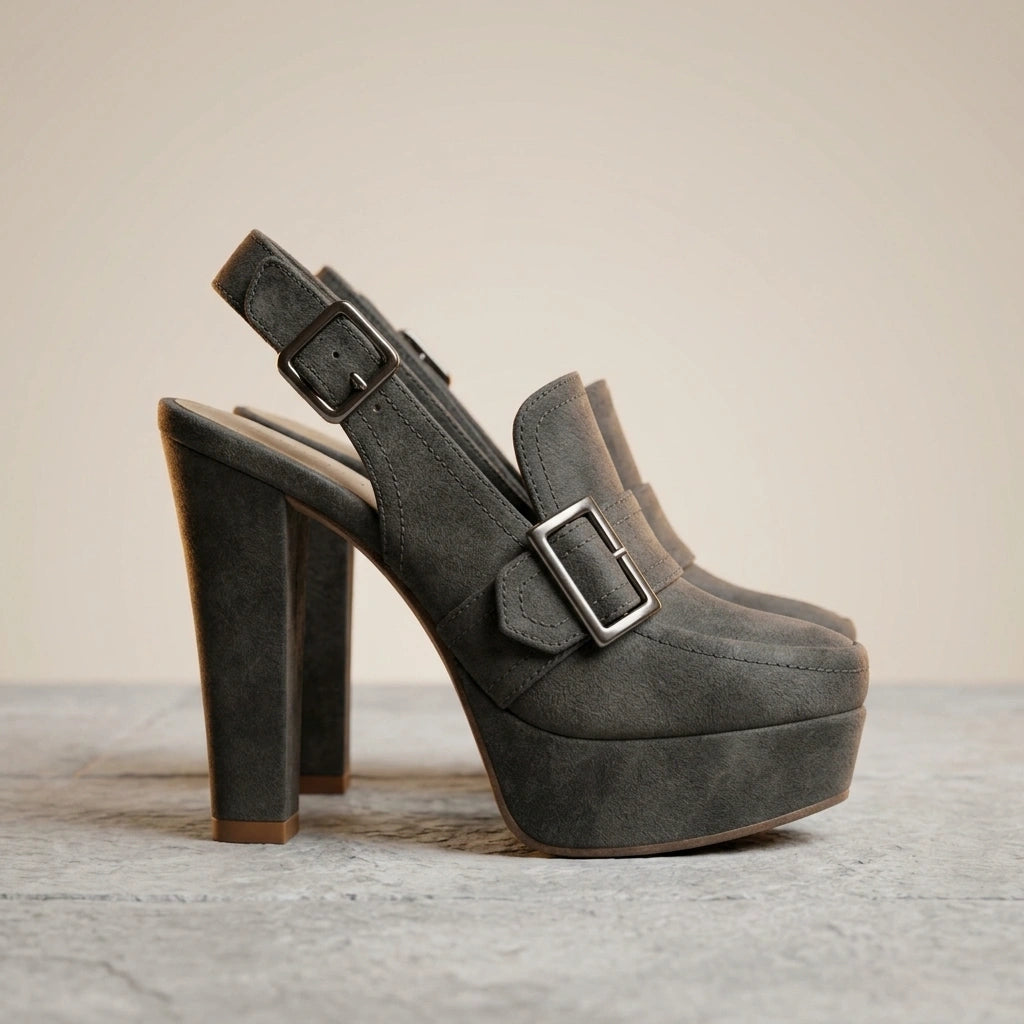 Bella Slingback Block Heels